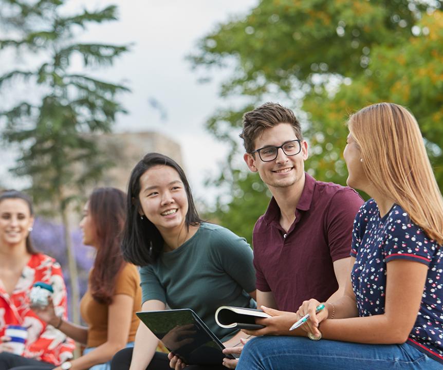 International students at St Lucia Campus