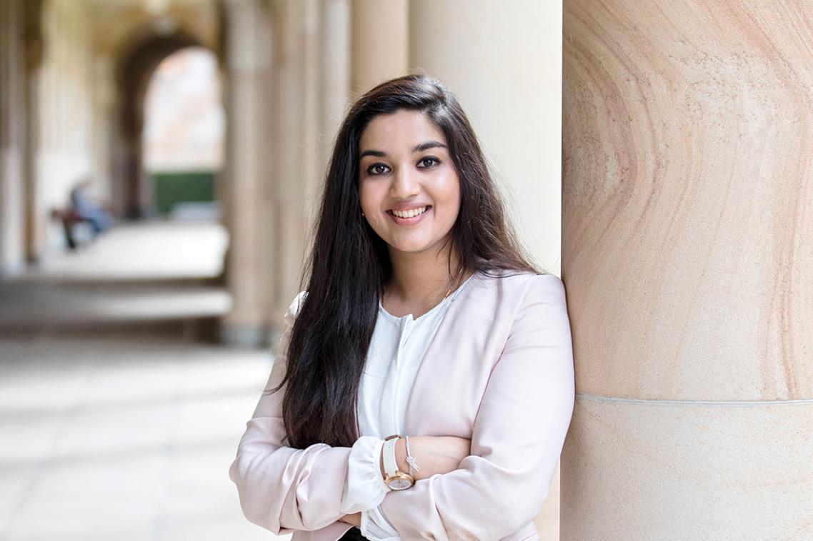 Research student at Great court